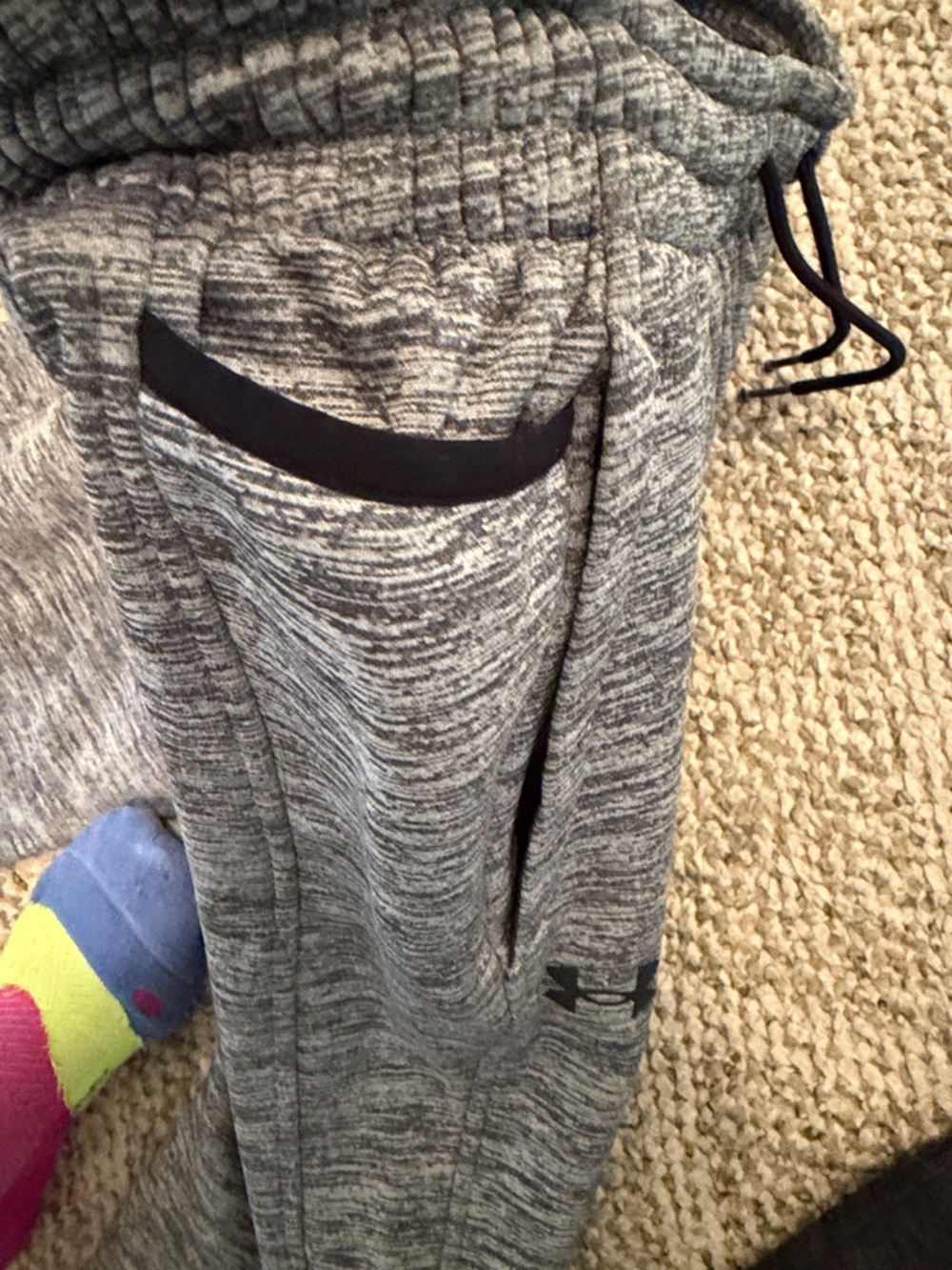 Under Armour Mens Sweatpants Duo — Light and Dark Grey- size M - Picture 9 of 12